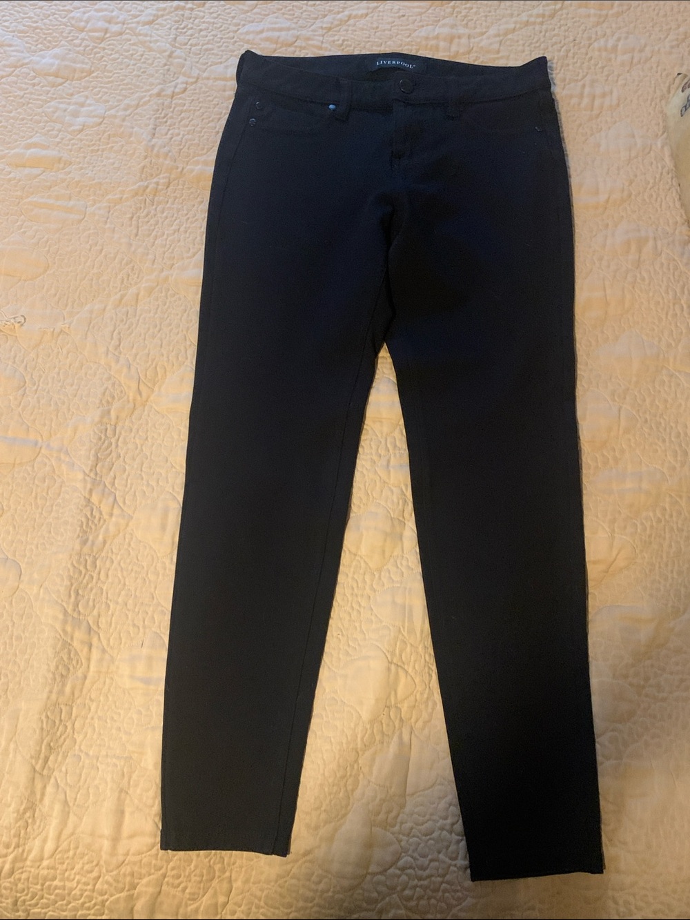 Liverpool Black Skinny Stretch Pants